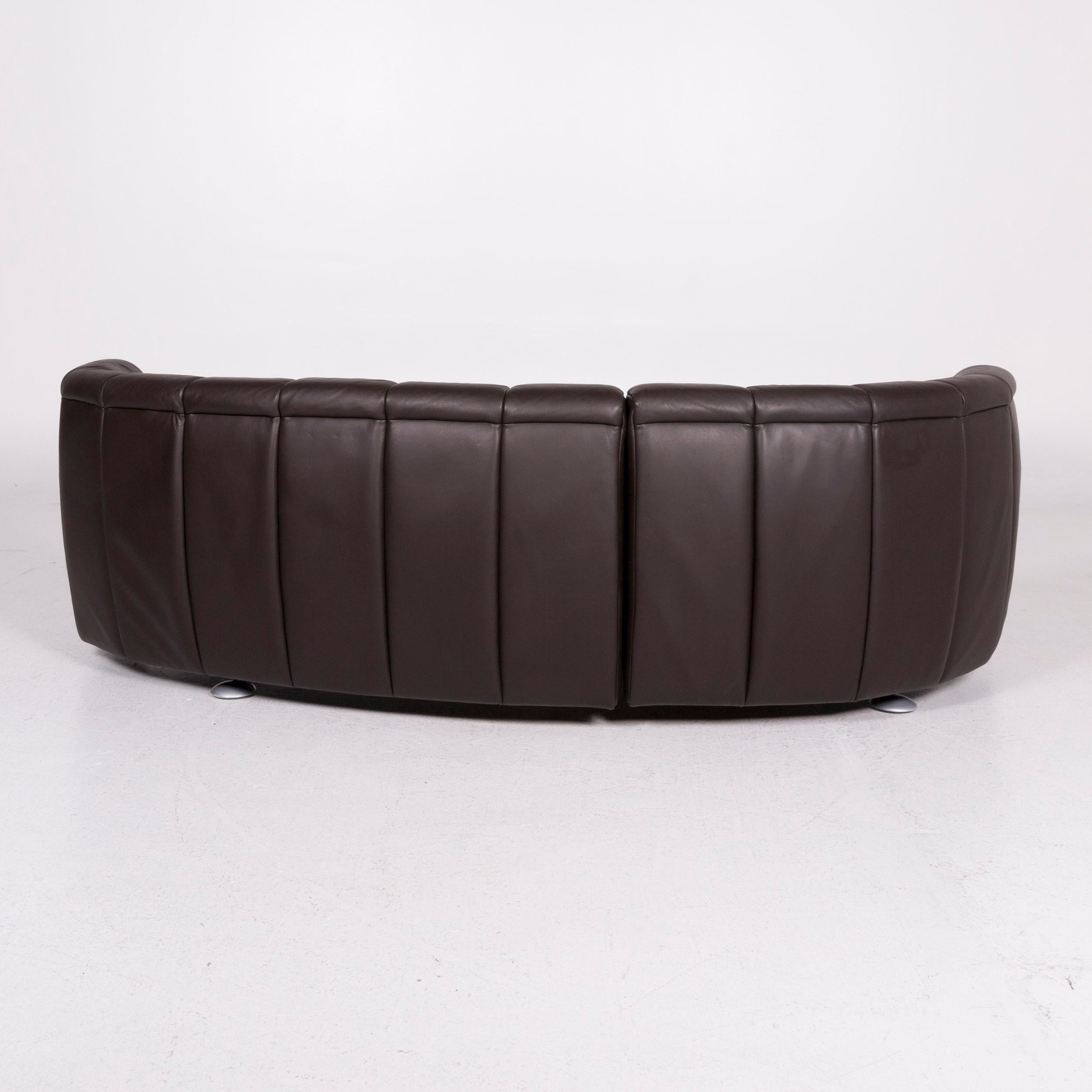 De Sede Ds 164 Leather Sofa Brown Three-Seat 3