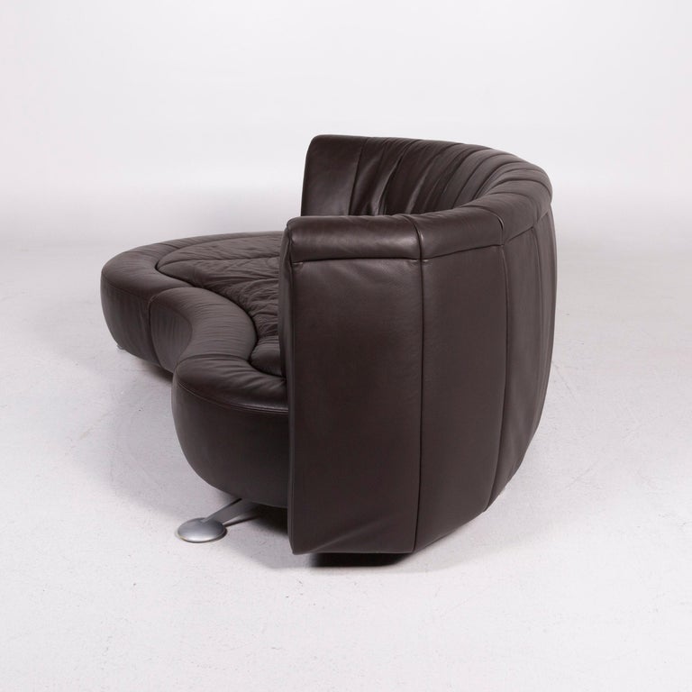De Sede Ds 164 Leather Sofa Brown Three-Seat at de sede ds164, de sede sofa ds 164, de sede sofa 164