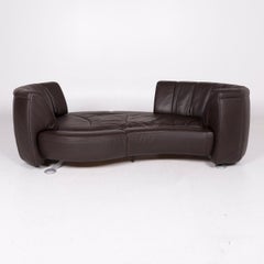 De Sede Ds 164 Leather Sofa Brown Three-Seat