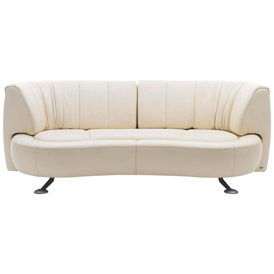 De Sede DS-164 Left Sofa Bed in Schiefer Brown Upholstery by Hugo de Ruiter