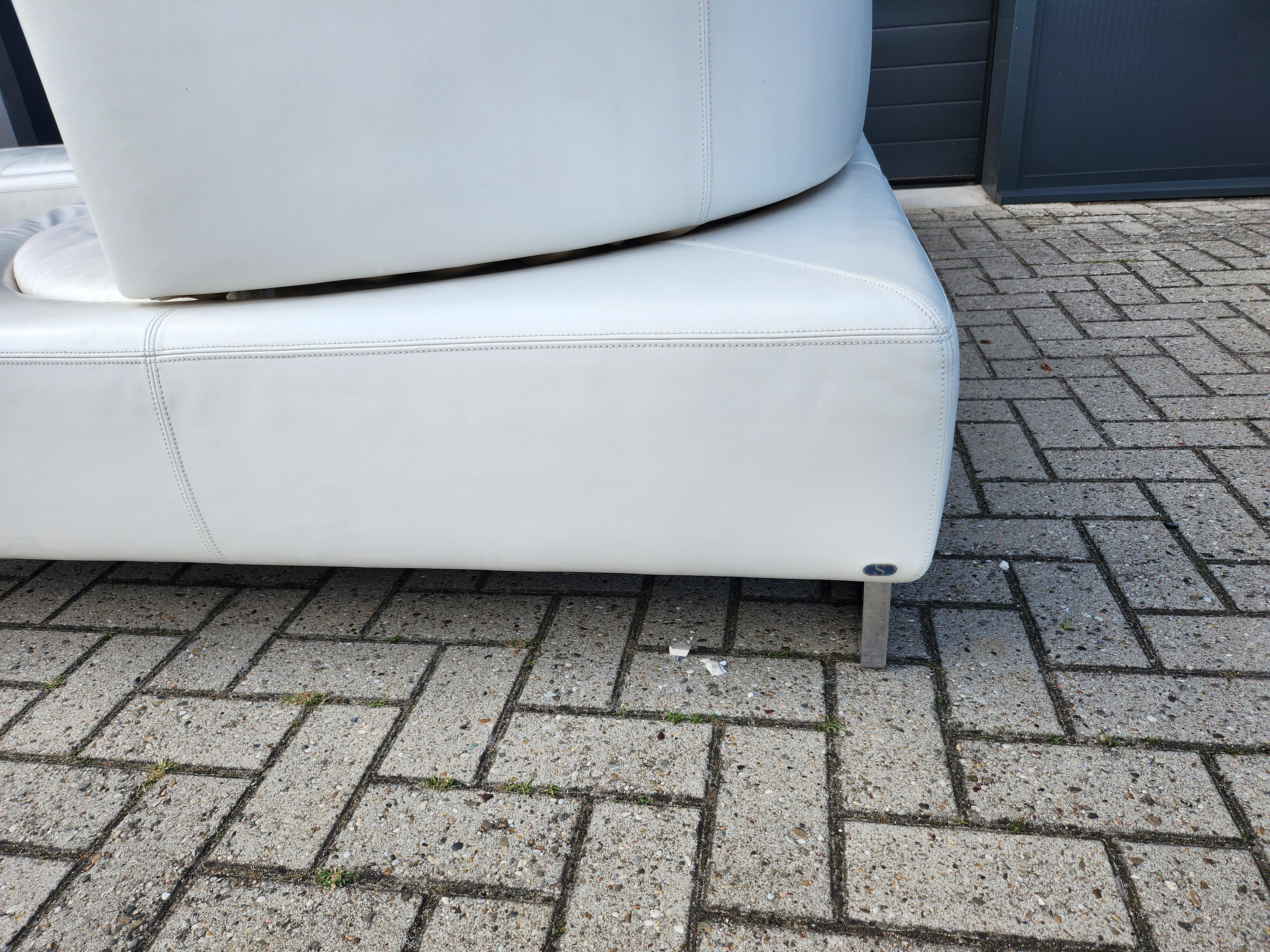 de Sede DS-165 corner sofa with Movable backrest by Hugo de Ruiter In Good Condition For Sale In NIJMEGEN, NL