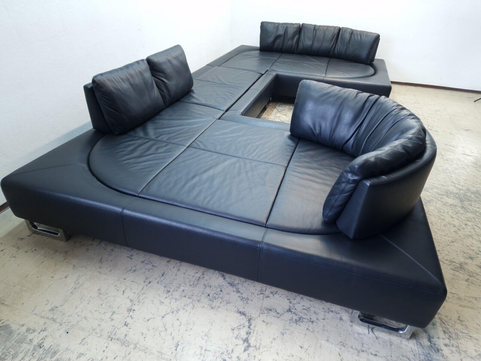 De Sede DS-165 Echtleder-Tagesbett Designercouch desede Recamiere in Schwarz (Bauhaus)