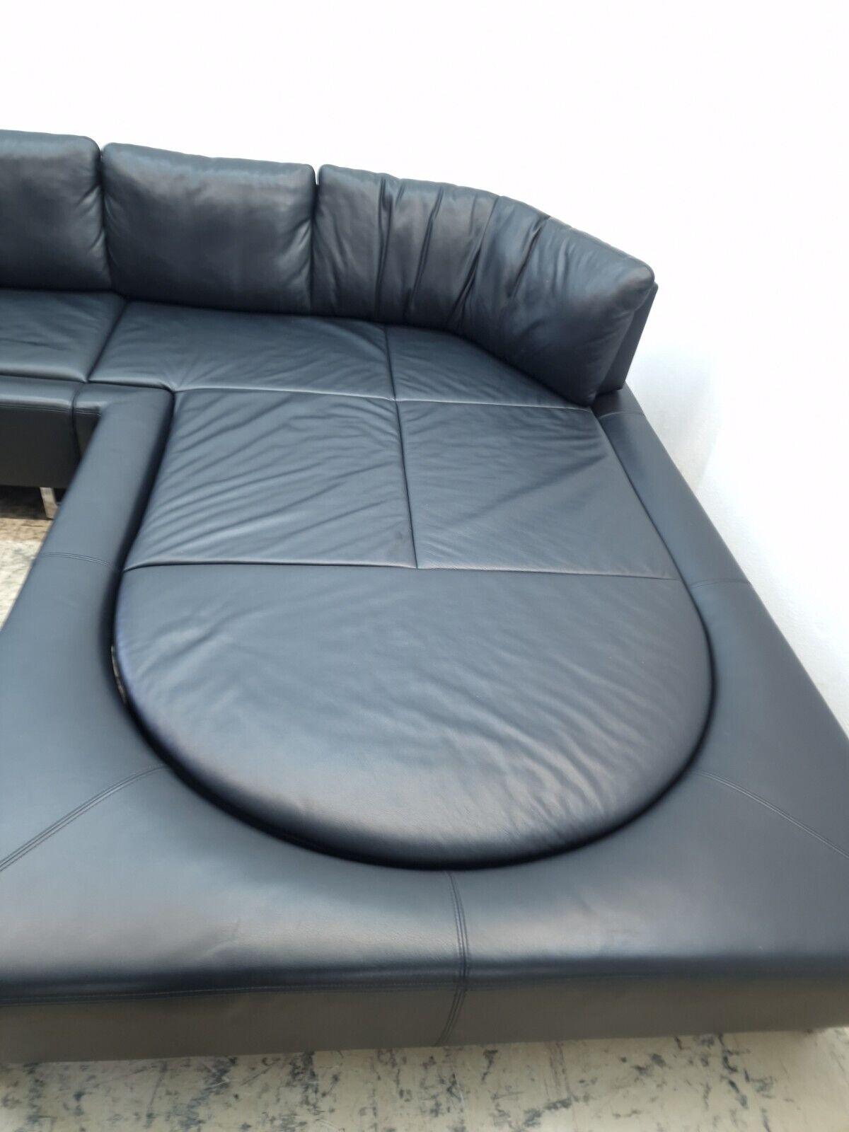 De Sede DS-165 Echtleder-Tagesbett Designercouch desede Recamiere in Schwarz 1