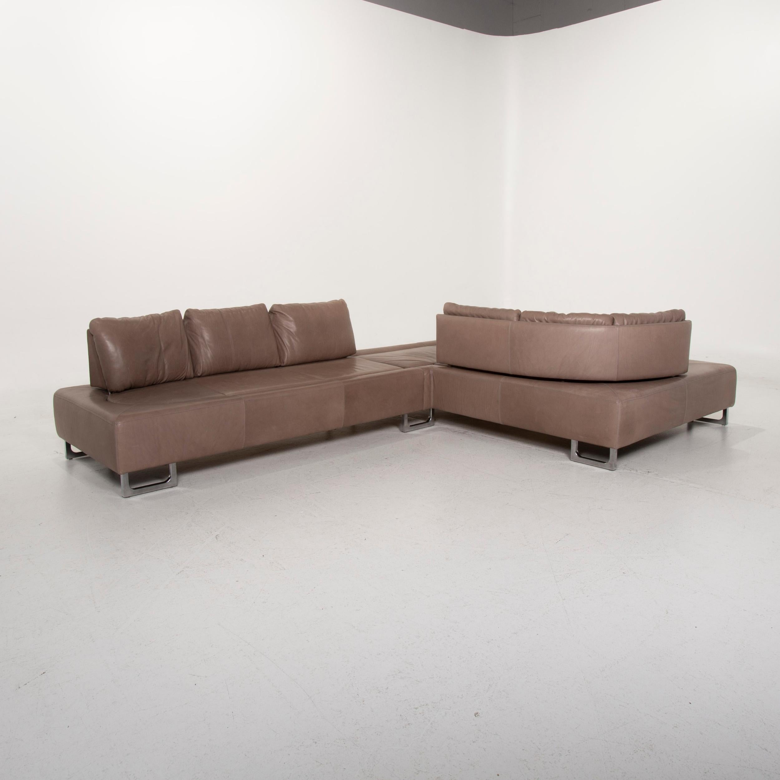 Contemporary De Sede Ds 165 Leather Sofa Brown Corner Sofa Function