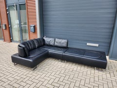 de Sede DS-165 lounge sofa with Movable backrest by Hugo de Ruiter