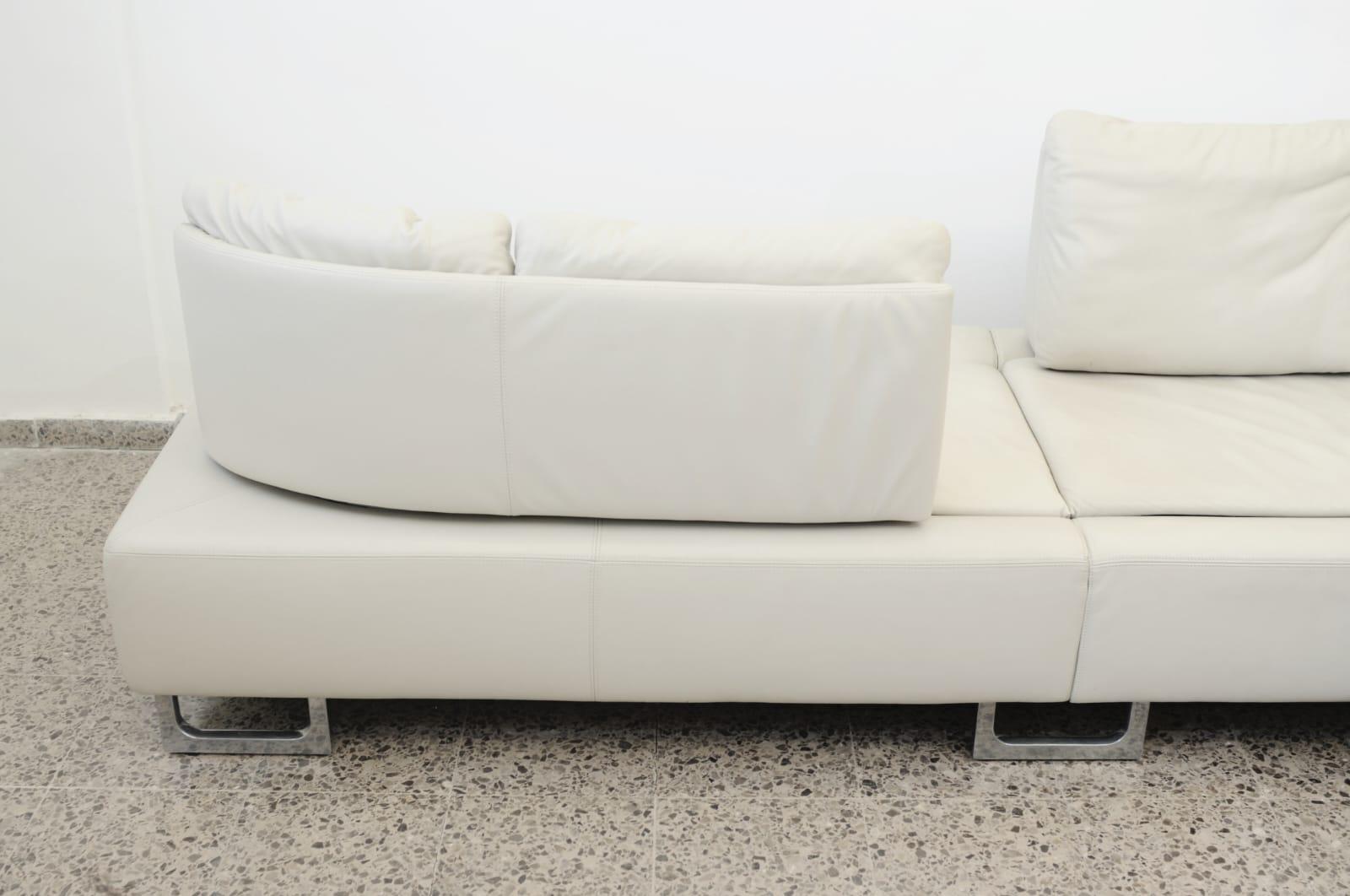 Contemporary de Sede DS-165 Motion Leather Chaise Lounge Sofas For Sale