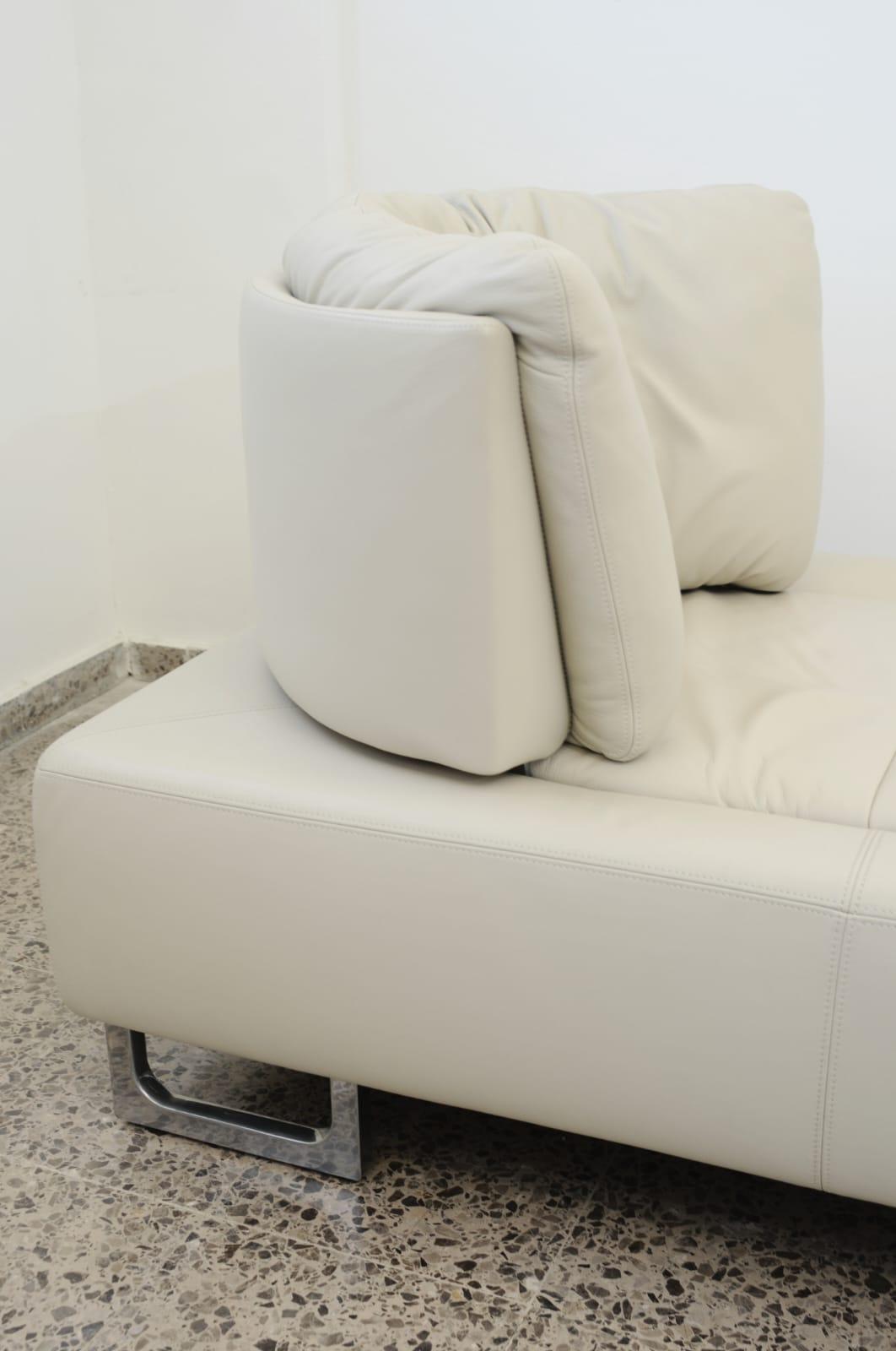 de Sede DS-165 Motion Leather Chaise Lounge Sofas For Sale 1