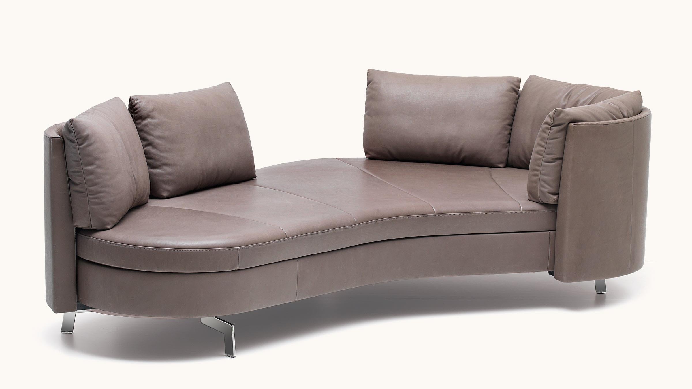 modular ds-164/29 sofa by de sede with the original leather cover in off white.