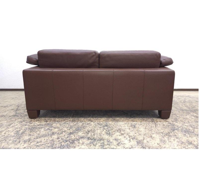 Svizzero De Sede DS-17 Braun Leder Couch Designklassiker Luxus Made in Swiss in vendita