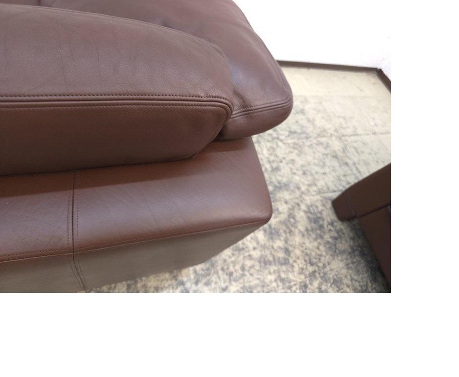 De Sede DS-17 Braun Leder Couch Designklassiker Luxus Made in Swiss In condizioni buone in vendita a Garching a. d. Alz, DE