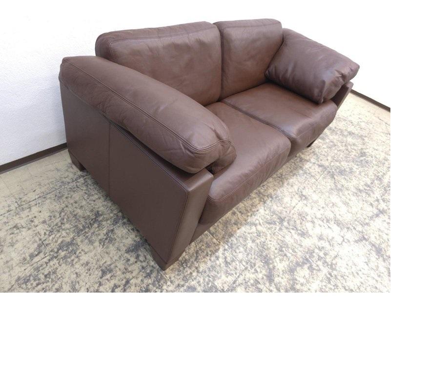 Fine XX secolo De Sede DS-17 Braun Leder Couch Designklassiker Luxus Made in Swiss in vendita