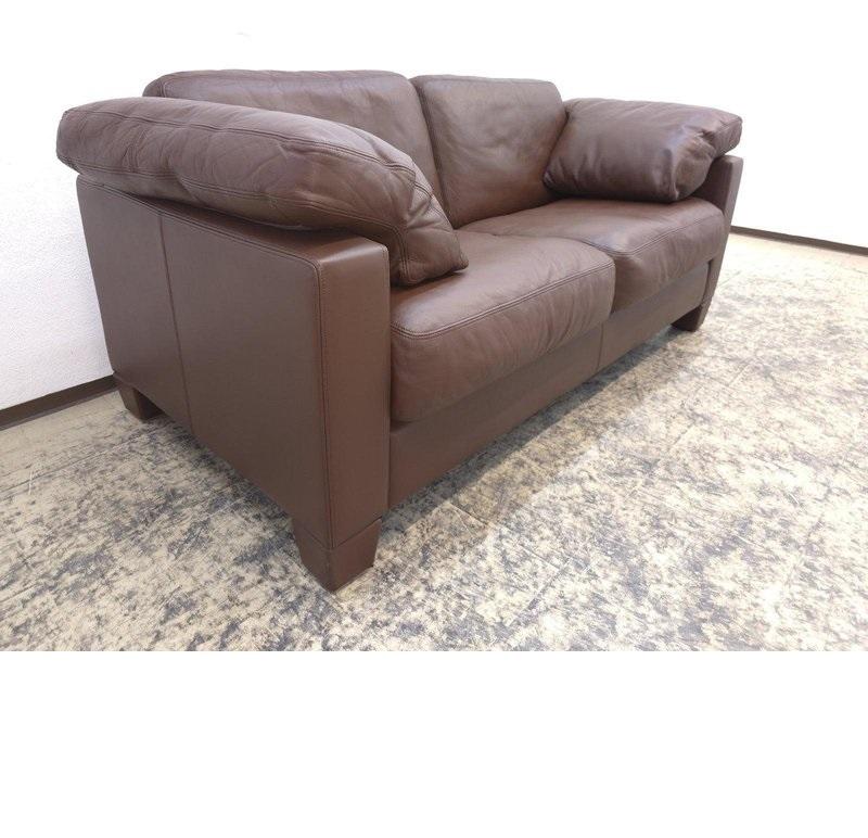 De Sede DS-17 Braun Leder Couch Designklassiker Luxus Made in Swiss in vendita 2