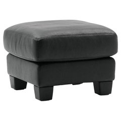 Pouf De Sede DS-17 en tissu noir d'Antonella Scarpitta