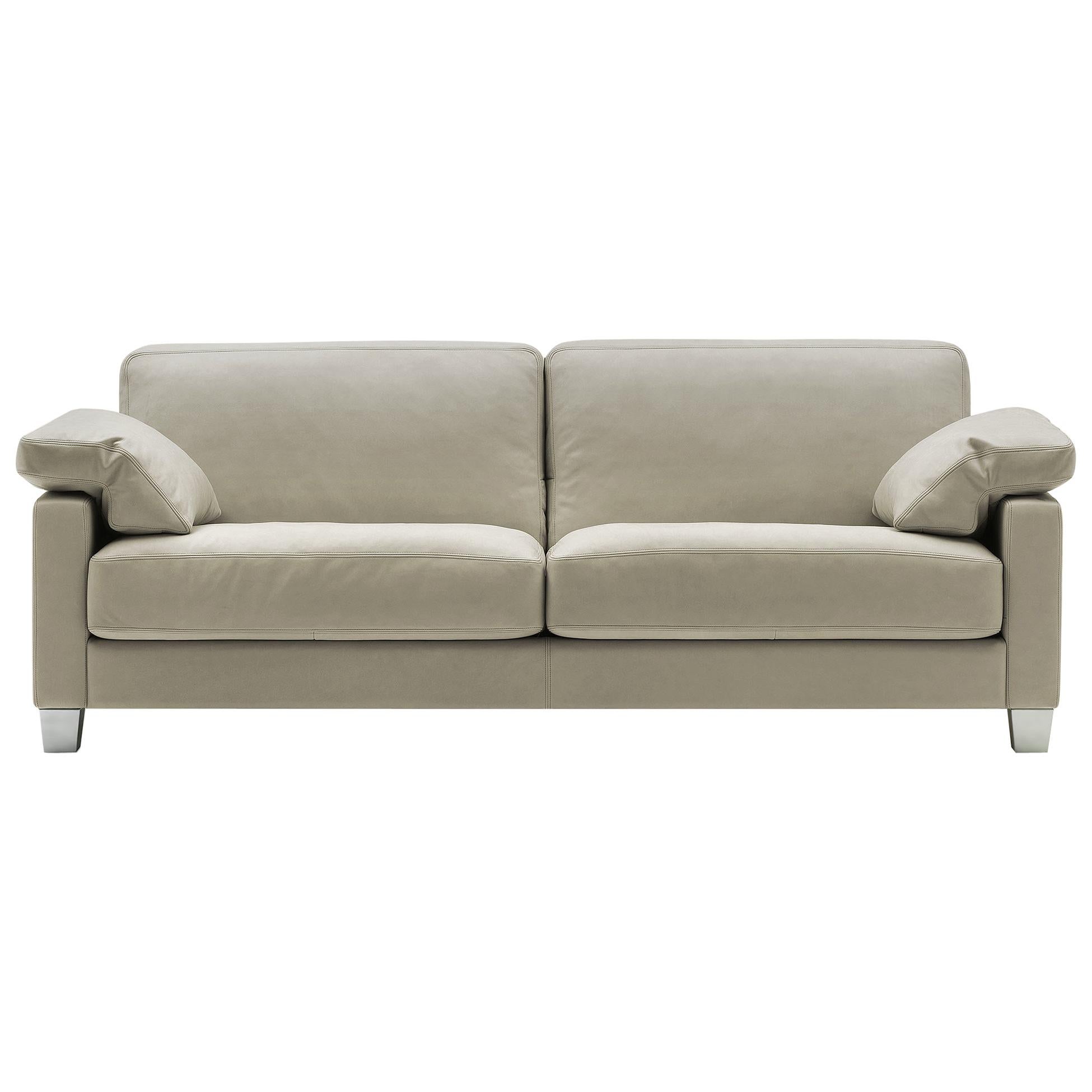 De Sede DS-17 Three-Seat Sofa in Beige Upholstery by Antonella Scarpitta