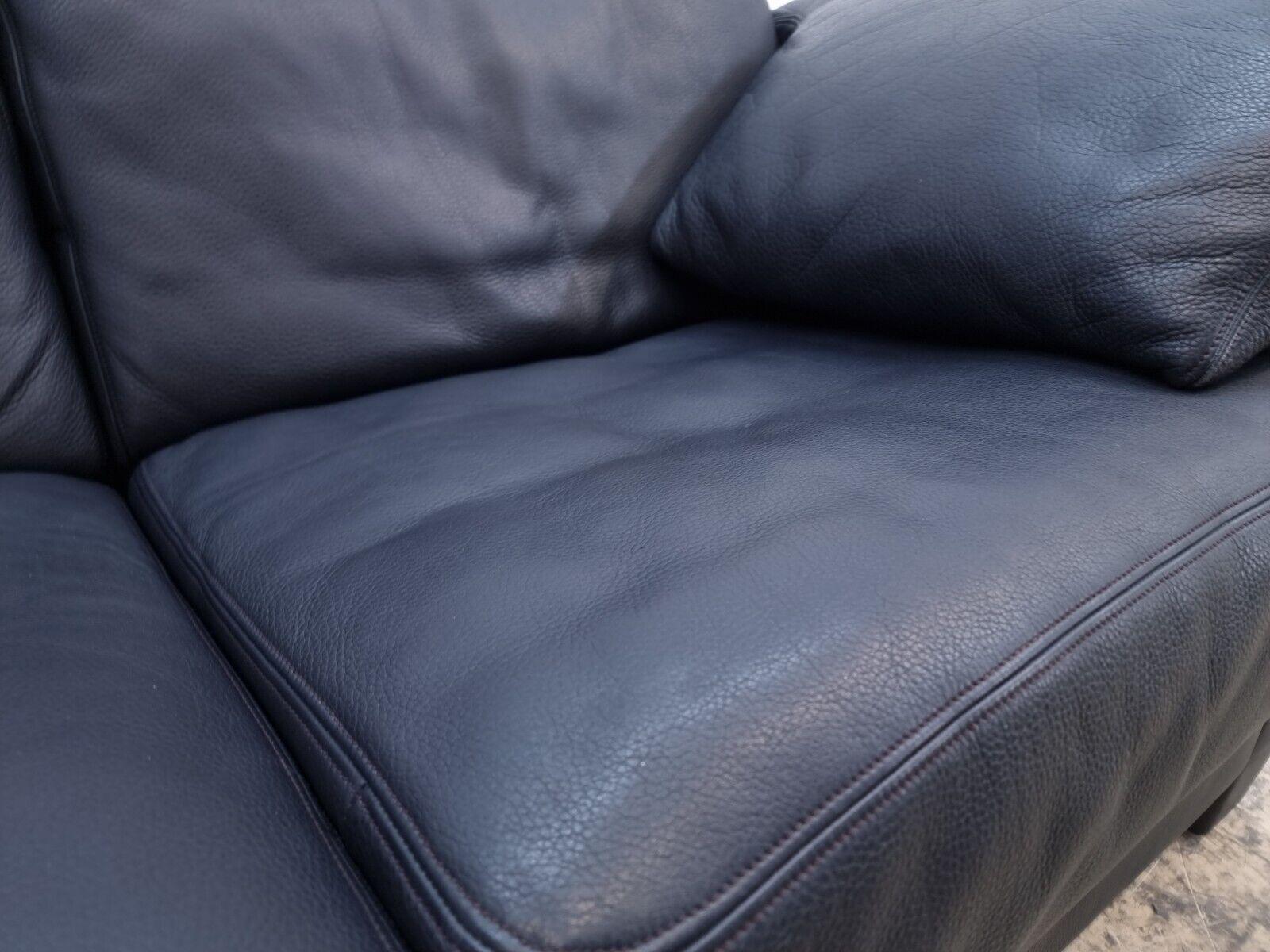 XXIe siècle et contemporain De Sede ds 17 Zweisitzer Designersofa Ledersofa desede Ledercouch Clubleder