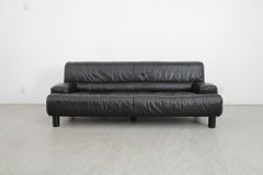 De Sede DS-18 Black Leather Sofa