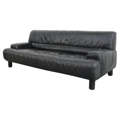 De Sede DS-18 Black Leather Sofa