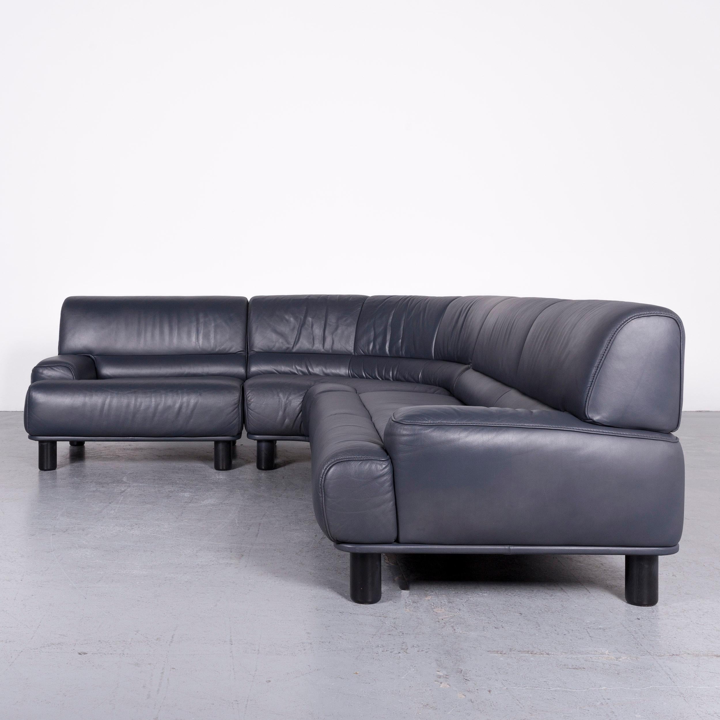 De Sede DS 18 Designer Leather Corner Couch Armchair Set Sofa 5