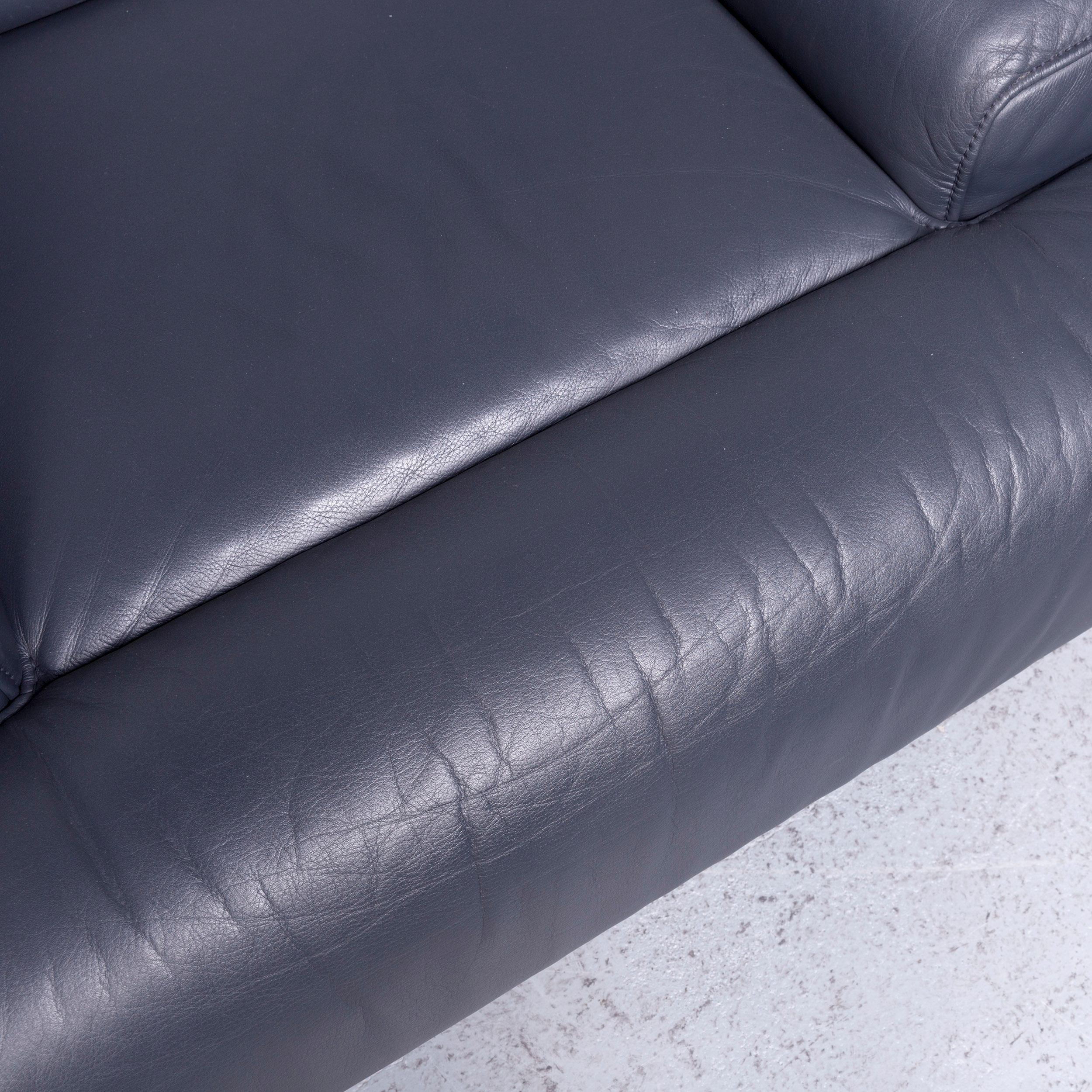 De Sede DS 18 Designer Leather Corner Couch Armchair Set Sofa 9
