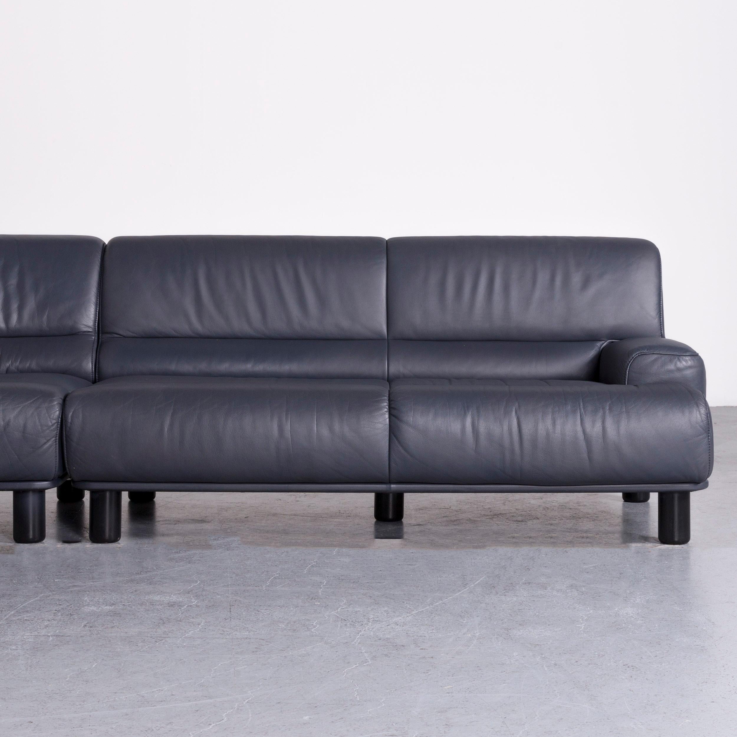 De Sede DS 18 Designer Leather Corner Couch Armchair Set Sofa 1
