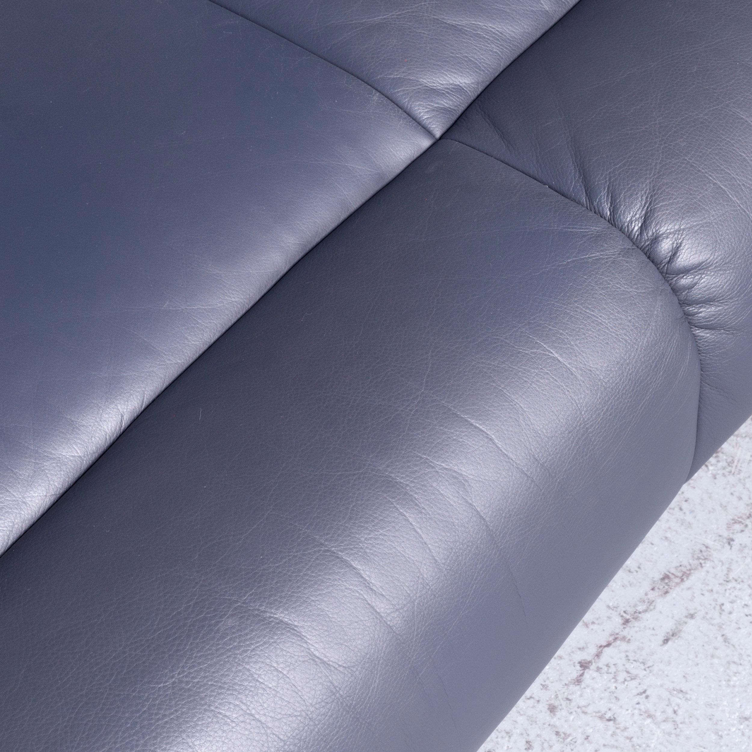 De Sede DS 18 Designer Leather Corner Couch Armchair Set Sofa 2