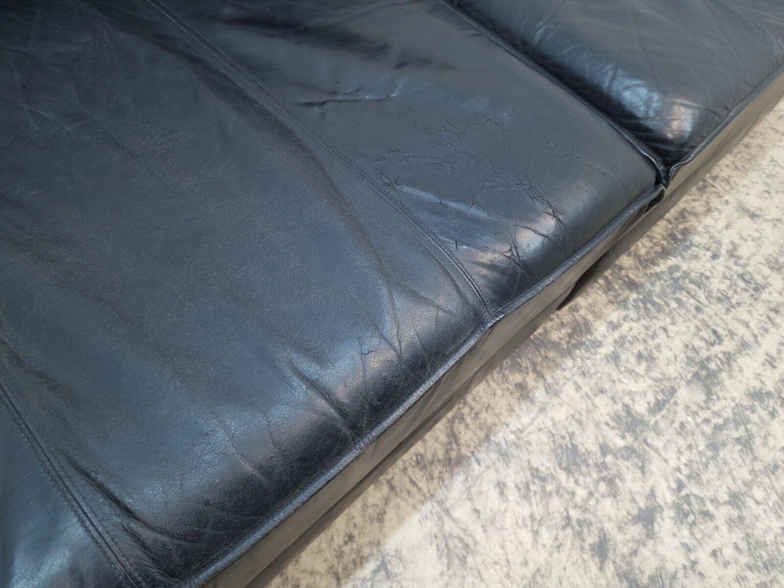 Swiss De Sede ds 19 Modularsofa Designersofa Vintage Rarität Echtledercouch