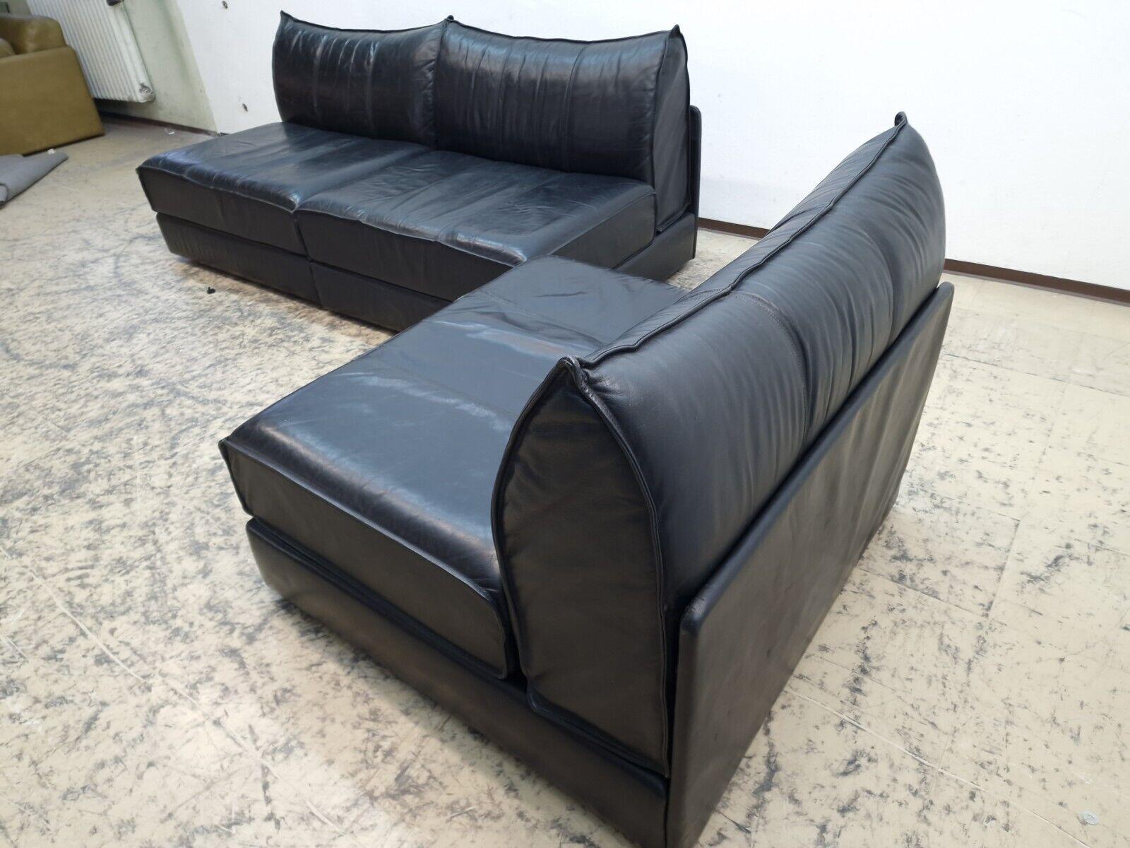 De Sede ds 19 Modularsofa Designersofa Vintage Rarität Echtledercouch In Fair Condition In Garching a. d. Alz, DE