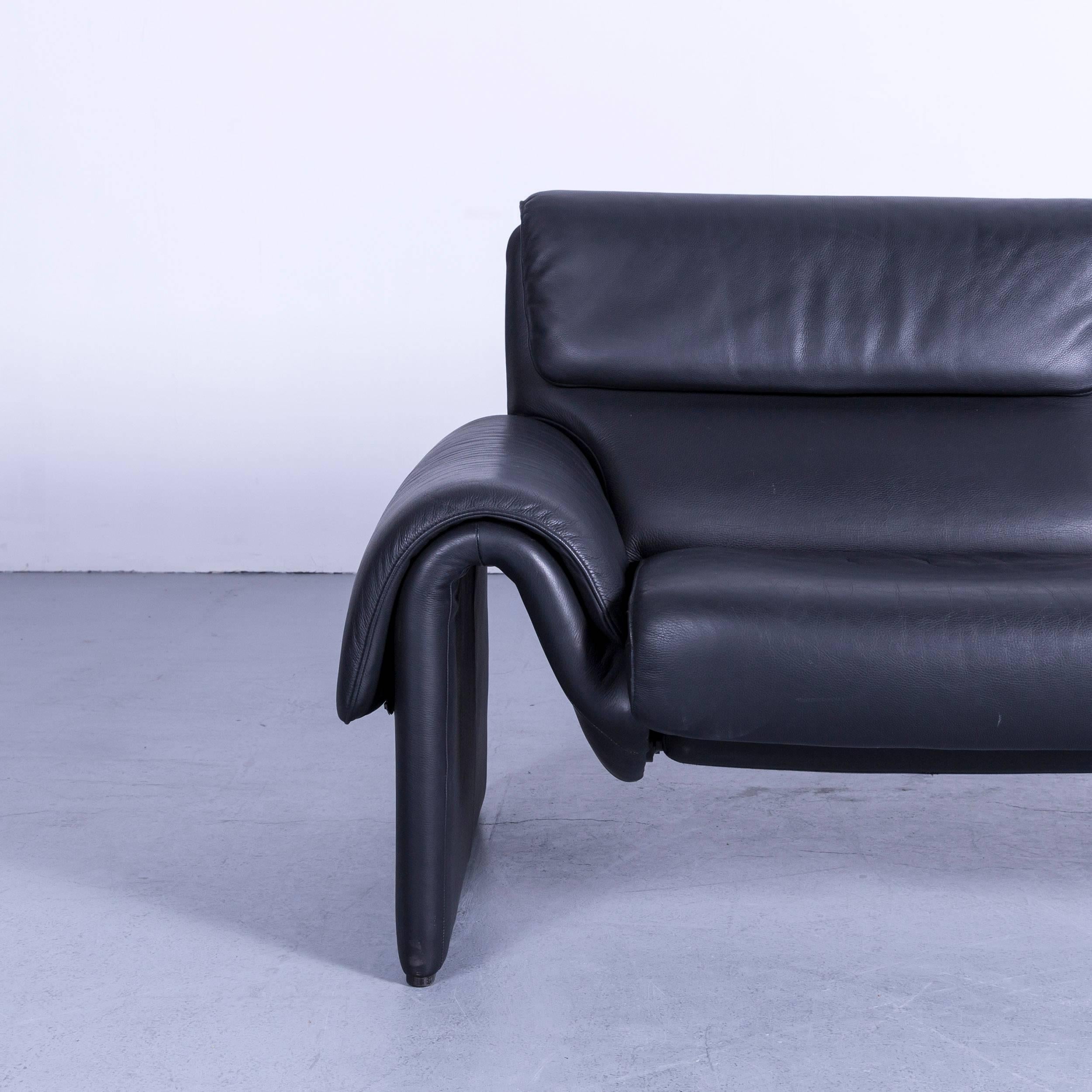 De Sede DS 2000 Designer Sofa relax Function Couch aus schwarzem Leder im Zustand „Gut“ in Cologne, DE