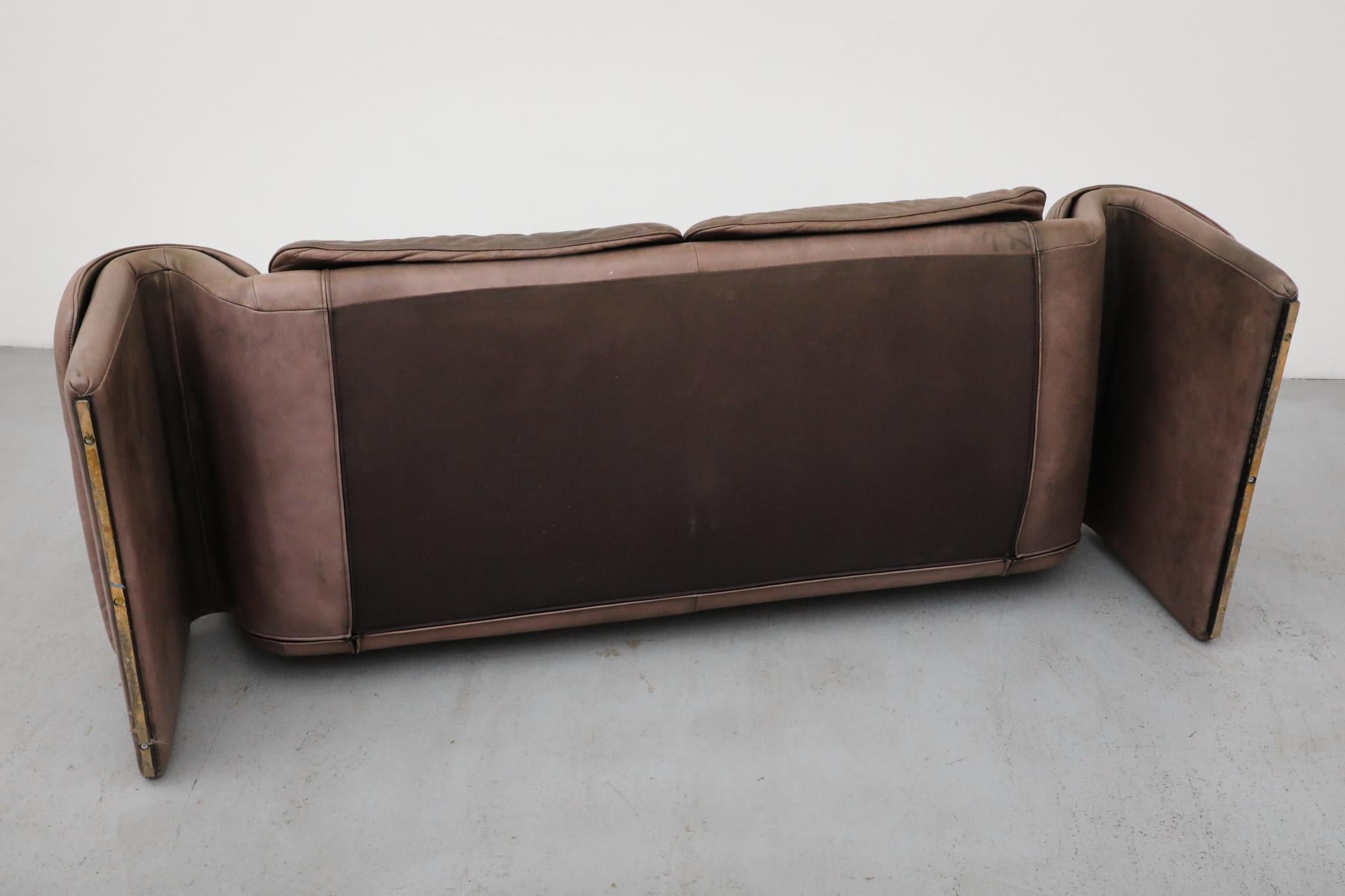 De Sede 'DS-2011' Divani in pelle color cioccolato, Svizzera 1983 in vendita 12