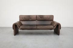 De Sede 'DS-2011' Schokoladen Ledersofas, Schweiz 1983