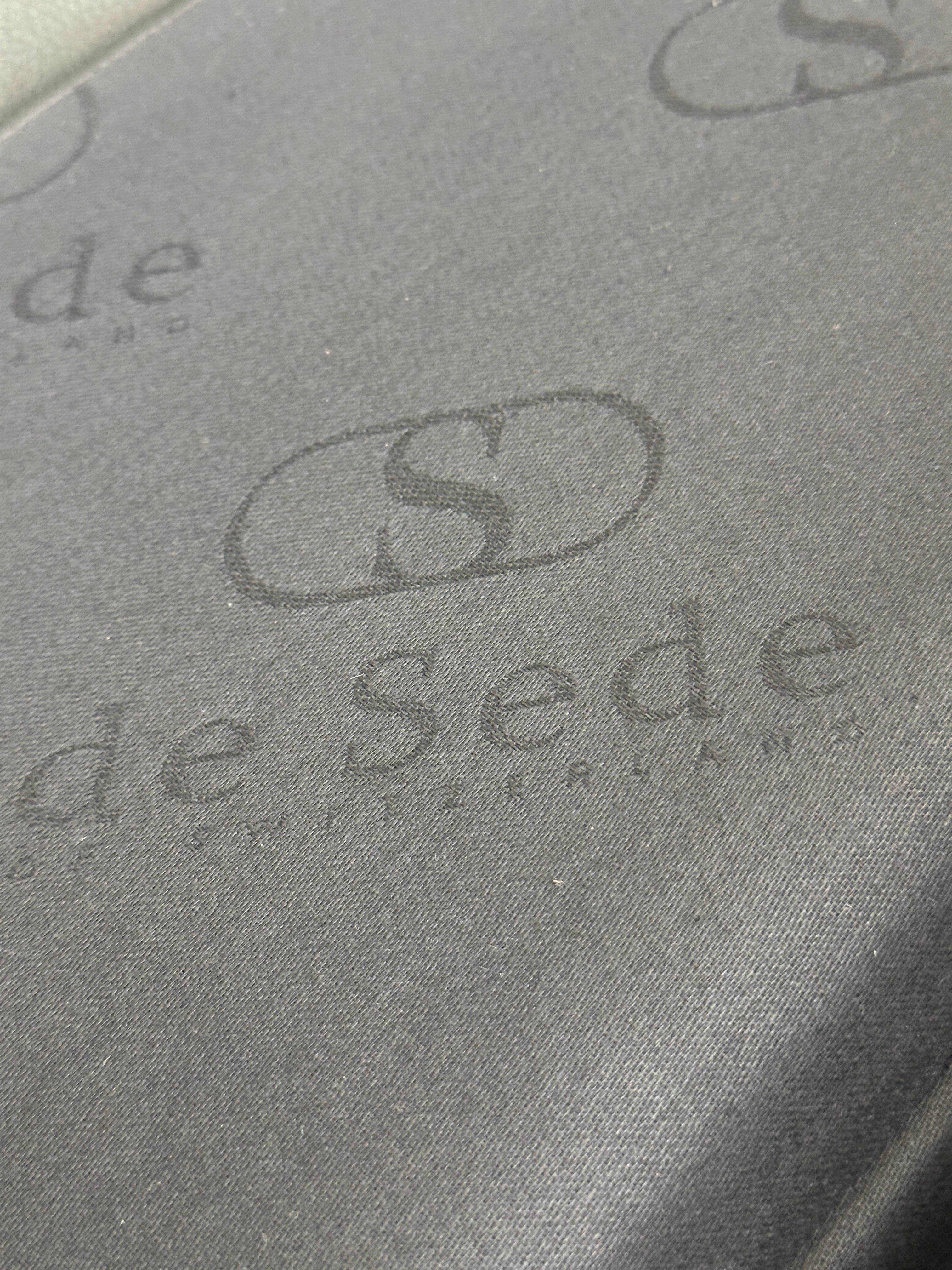 De Sede DS-2011 Sofá de dos plazas, cuero negro, Suiza 1980-90 en venta 1