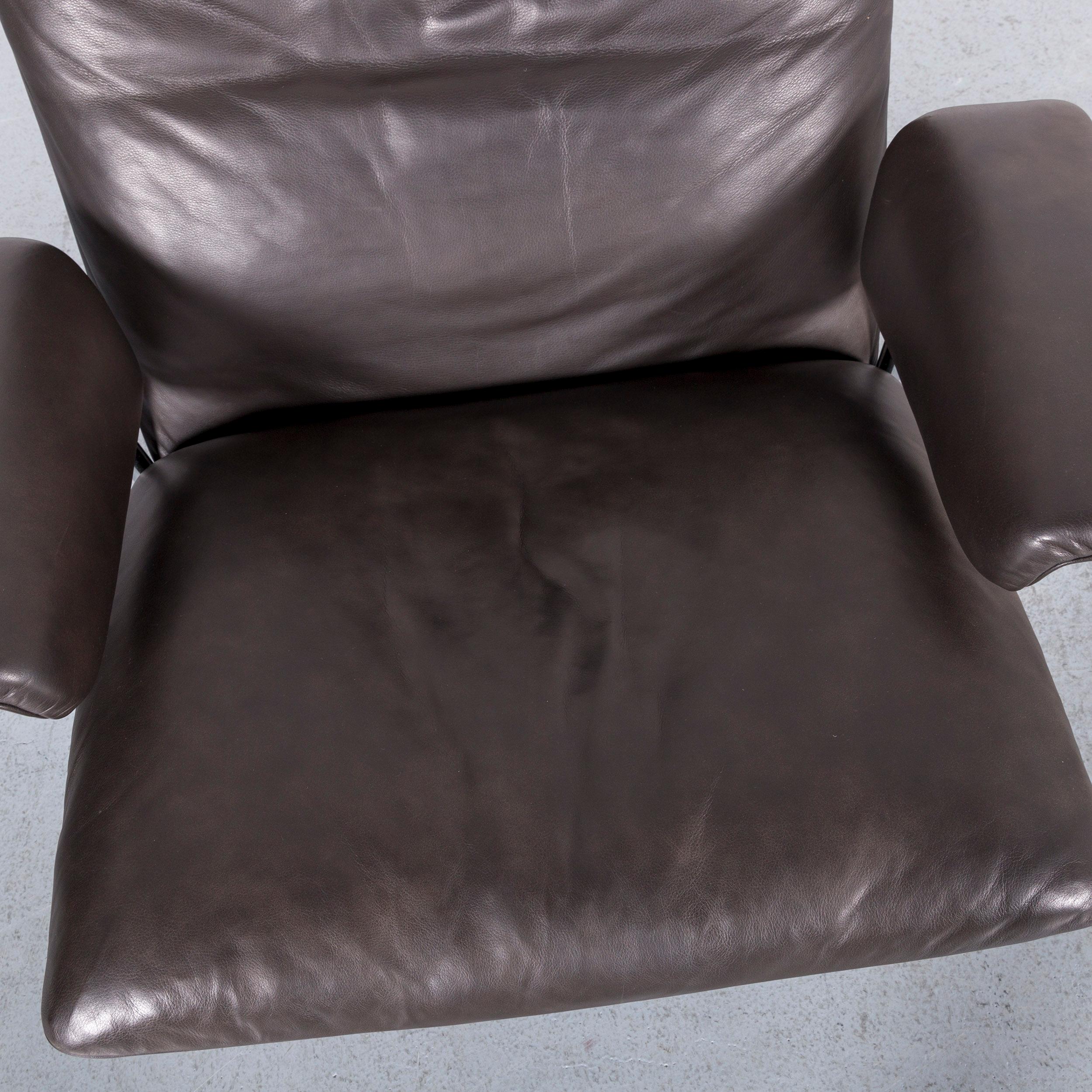 Contemporary De Sede DS 2030 Leather Armchair Brown One-Seat