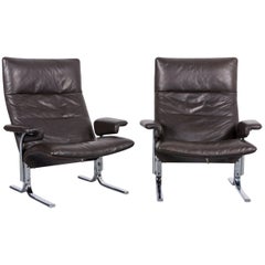 De Sede DS 2030 Leather Armchair Set Brown One-Seat