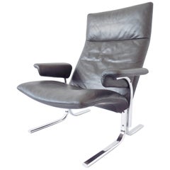 De Sede Ds 2030 Leather Lounge Chair by Hans Eichenberger