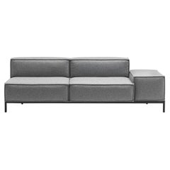 De Sede DS-21/302A Two-Seat Modular Sofa in Gray Upholstery by Stephan Hürleman