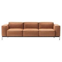stephan w atelier De Sede DS-21 Three-Seat Sofa in Leather by Stephan Hürlemann