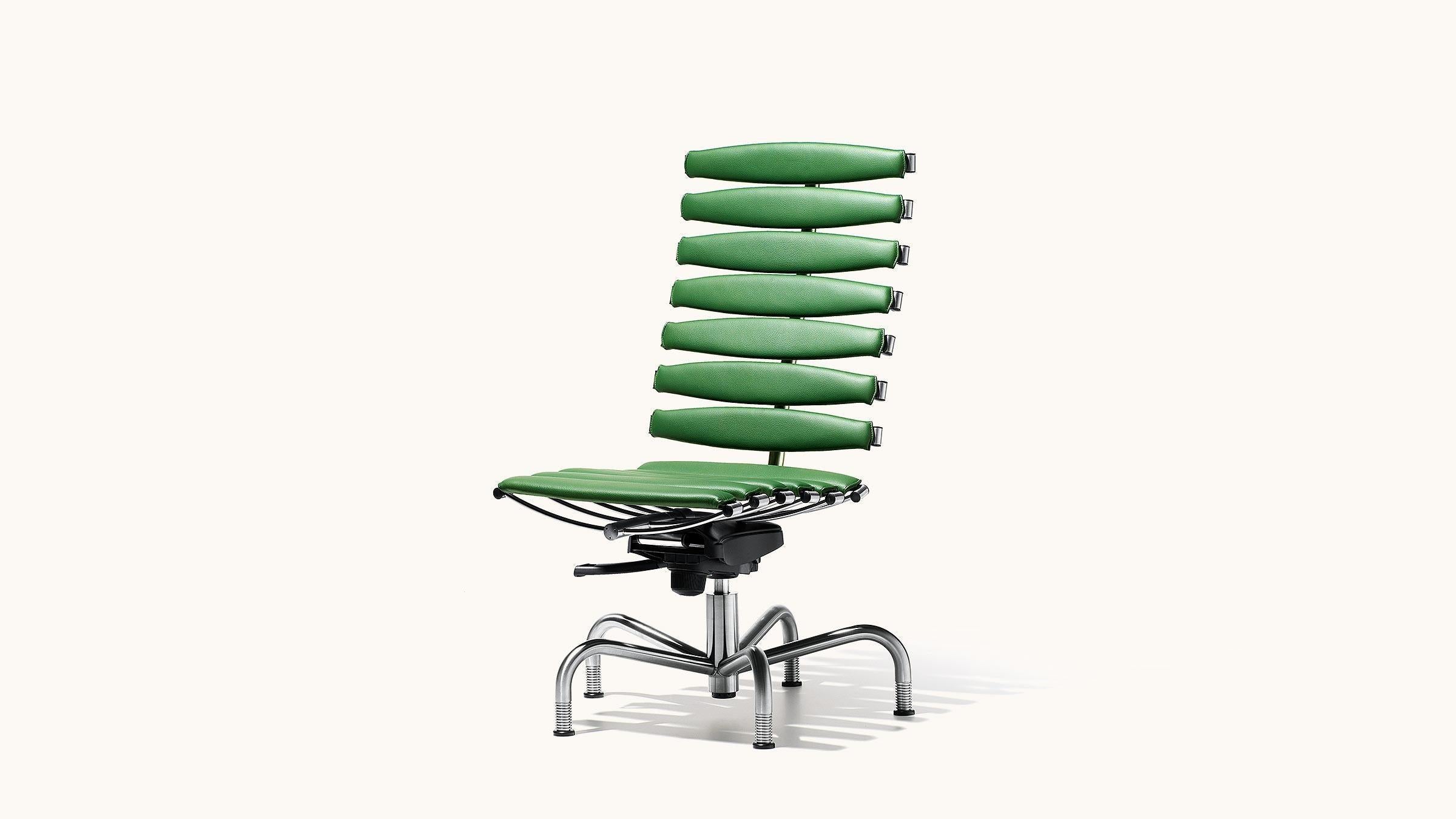 Moderne Chaise De Sede DS-2100/156 en tissu vert par De Sede Design Team en vente