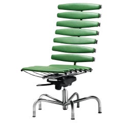 De Sede DS-2100/156 Chair in Green Upholstery by De Sede Design Team