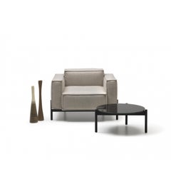 De Sede DS-22 Armchair in Grey Upholstery by Antonella Scarpitta