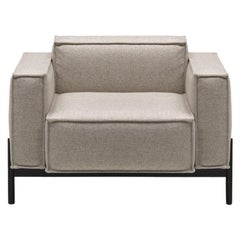 De Sede DS-22 Armchair in Grey Upholstery by Antonella Scarpitta