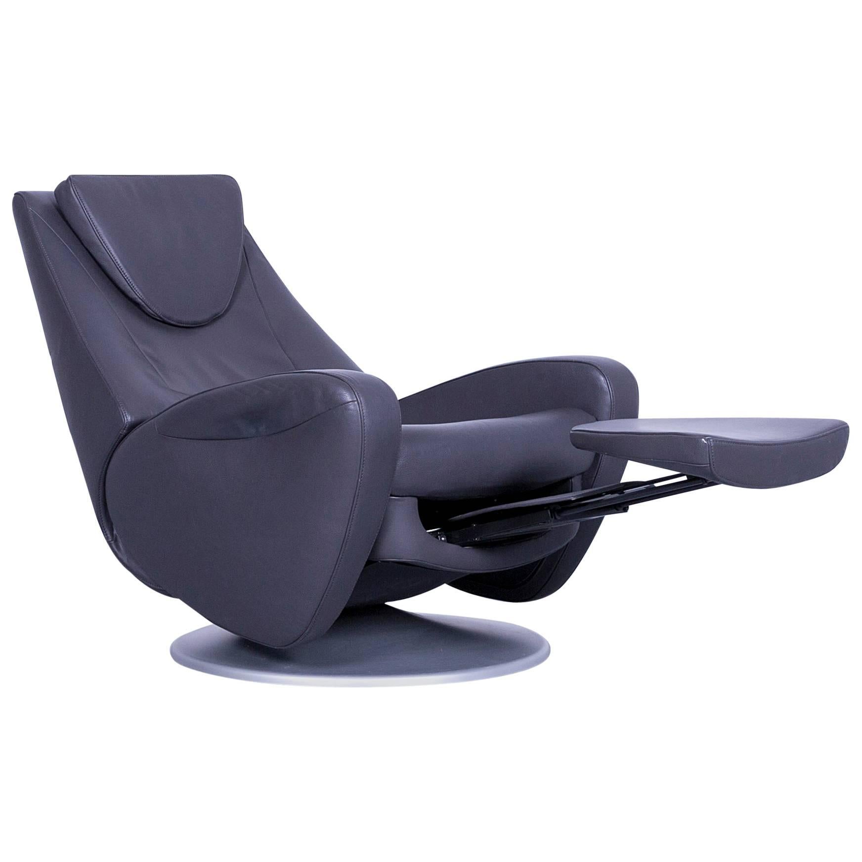 De Sede DS 220 Leather Armchair Grey One-Seat Recliner