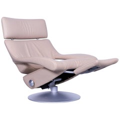 De Sede DS 255 Leather Armchair Beige Recliner