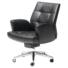 De Sede DS-257/01 Executive Armchair in Black Leather by De Sede Design Team