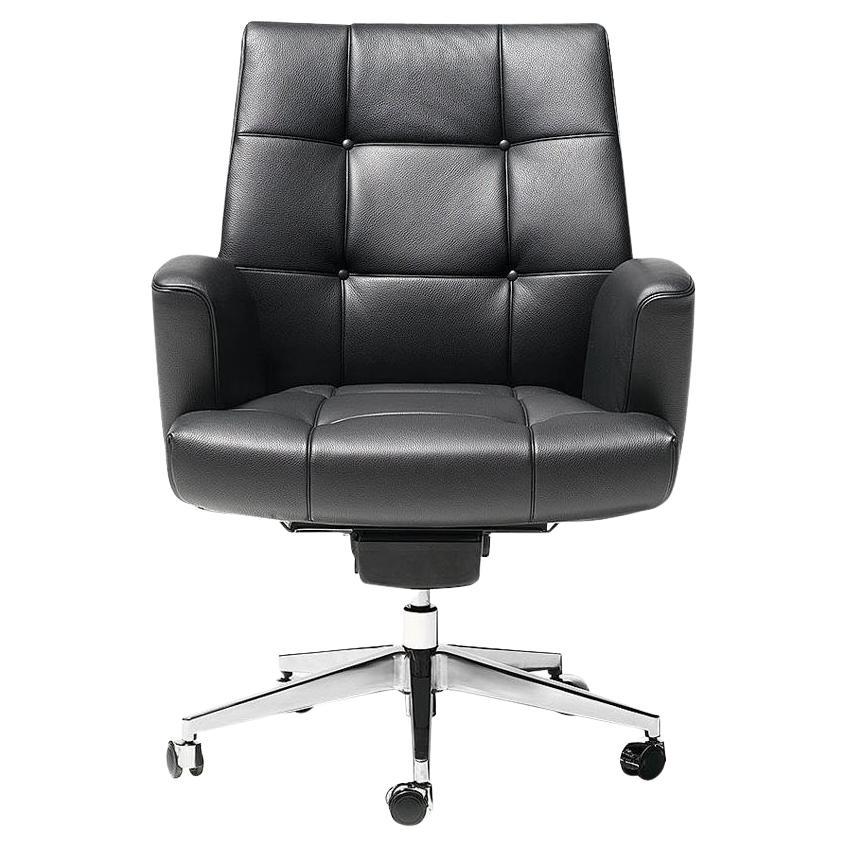 De Sede DS-257/01 Executive Armchair in Black Upholstery by De Sede Design Team