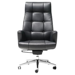 De Sede DS-257/11 Executive Armchair in Black Upholstery by De Sede Design Team