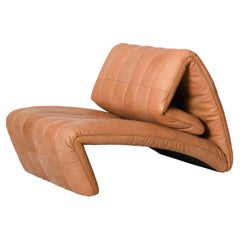 Verstellbarer De Sede DS-266 Liegesessel mit natürlicher gewebter Polsterung von Stefan Heiliger