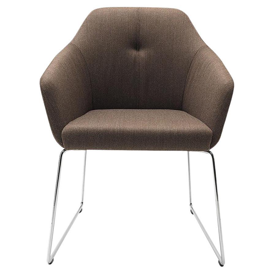 De Sede DS-279 Dinning Chair in Craft Brown Upholstery by Christian Werner For Sale
