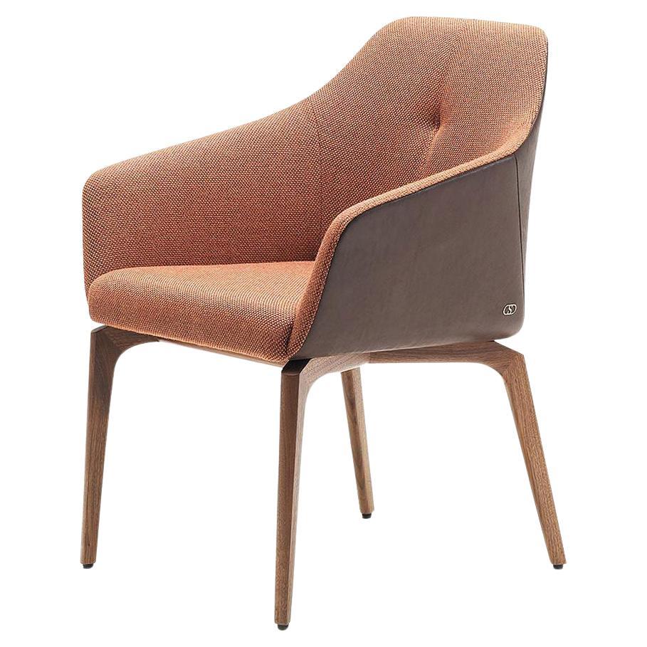 De Sede DS-279 Dinning Chair in Upholstery and Wood Legs by Christian Werner For Sale