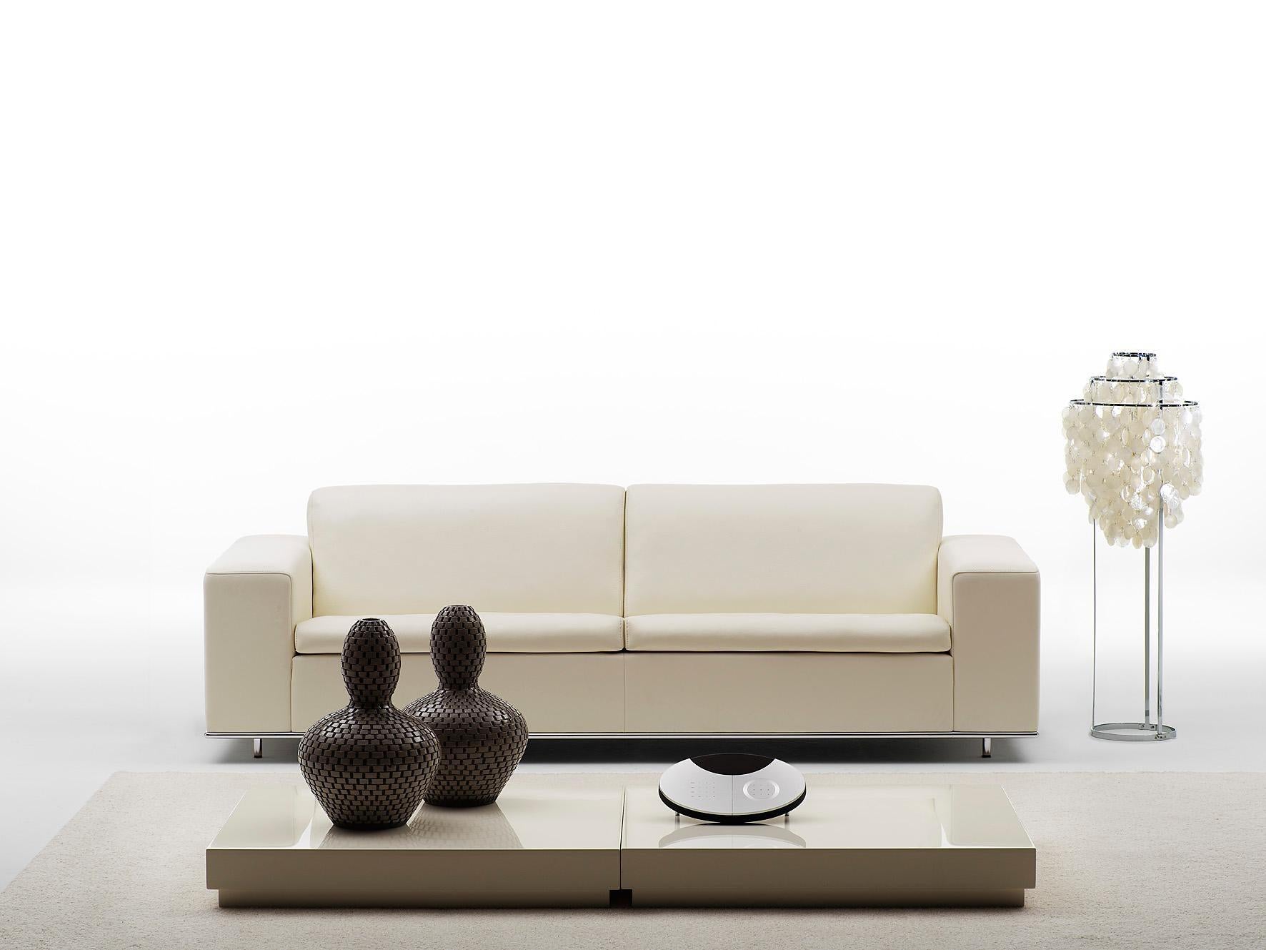 Modern De Sede DS-3 Two-Seat Sofa in Beige Upholstery by Antonella Scarpitta For Sale