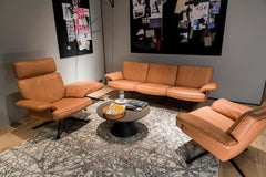 Sedia con schienale alto De Sede DS-31 con rivestimento in teak di Antonella Scarpitta